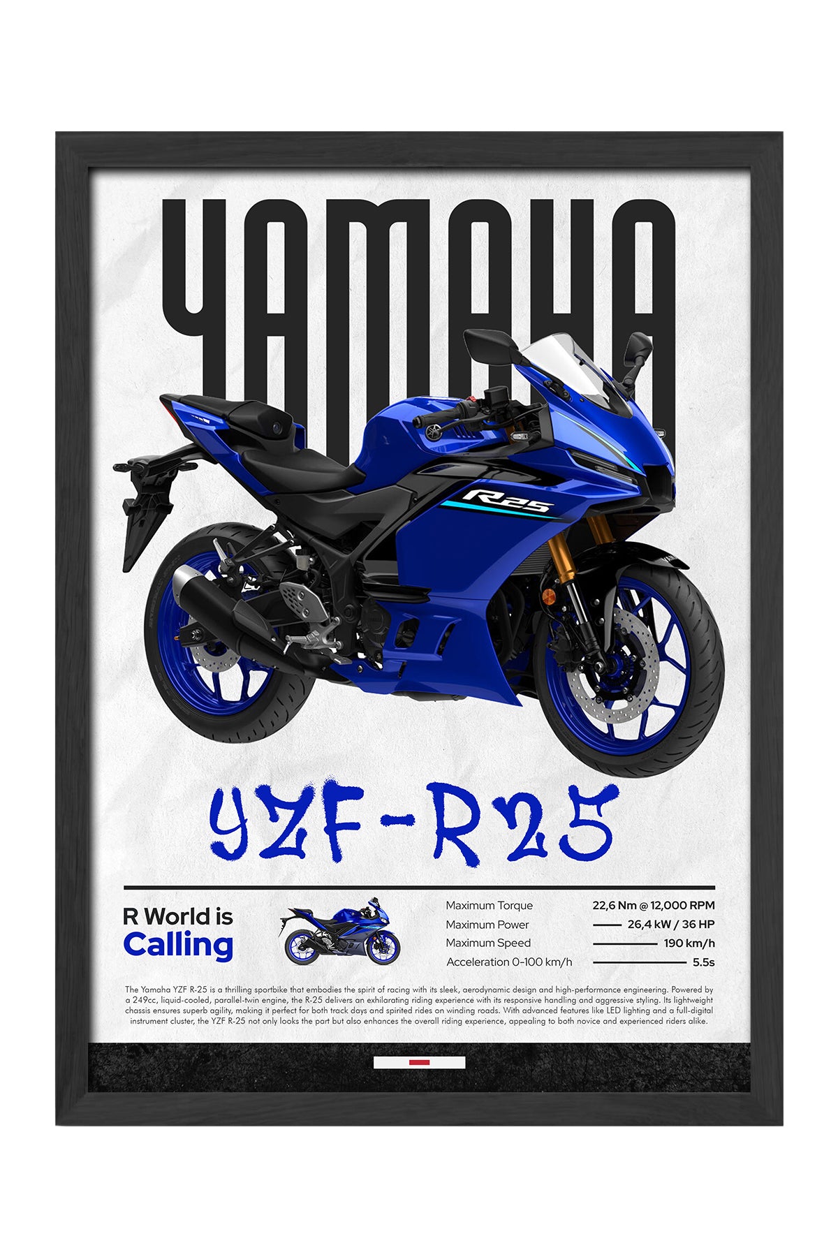 Yamaha YZF R-25 - tablo