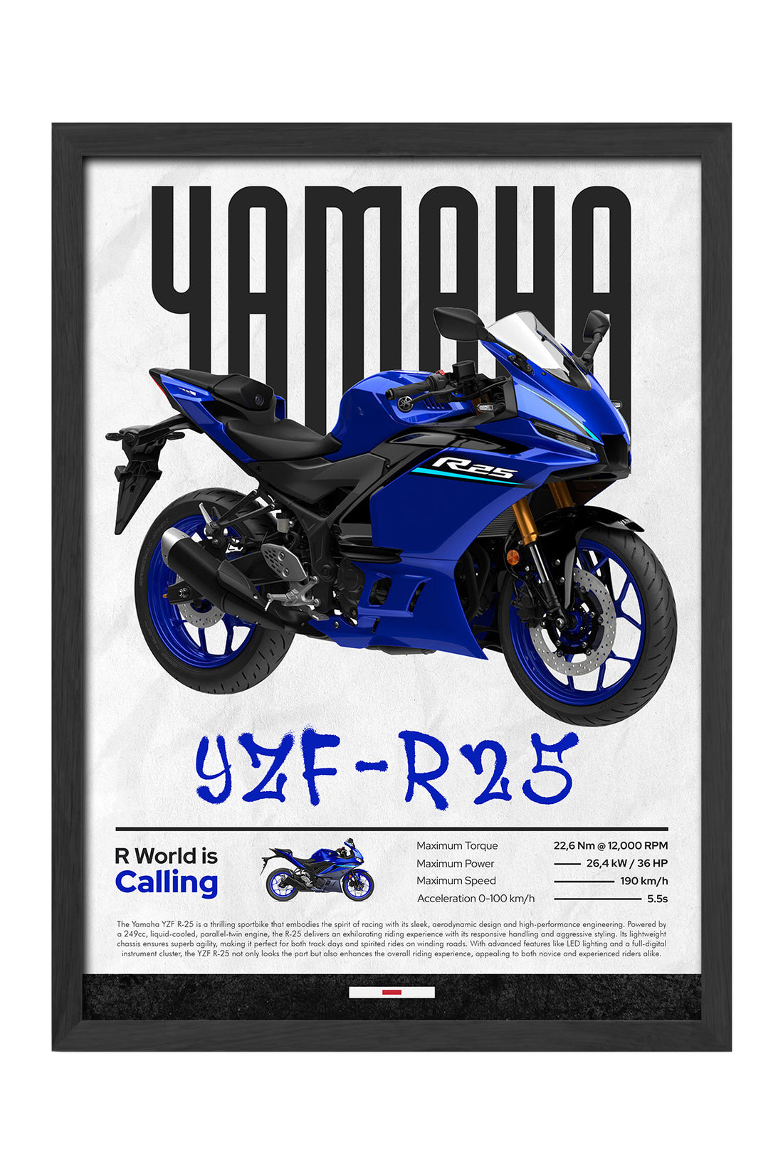 Yamaha YZF R-25 - tablo