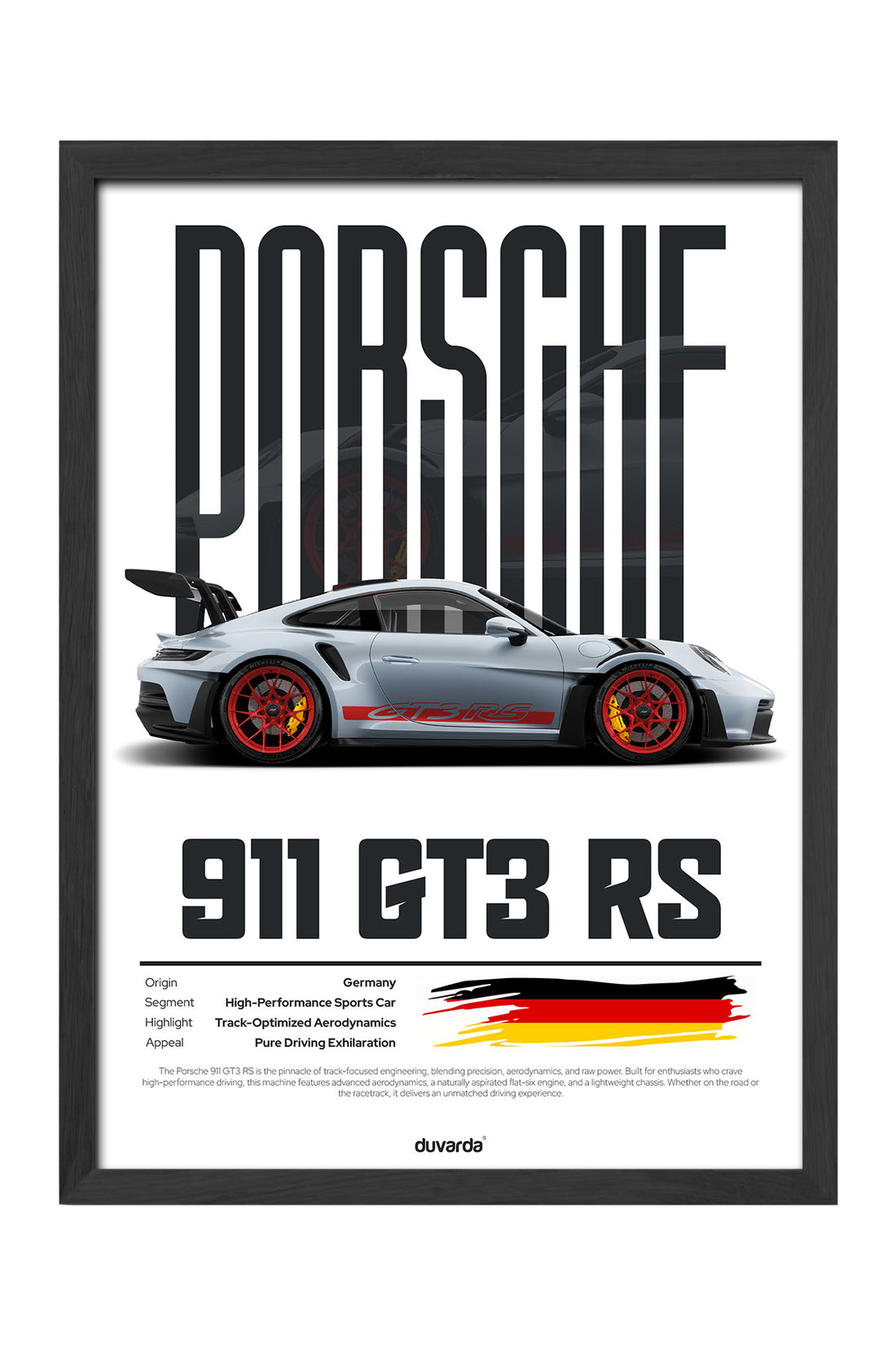 Porsche 911 Gt3 Rs Araba - tablo