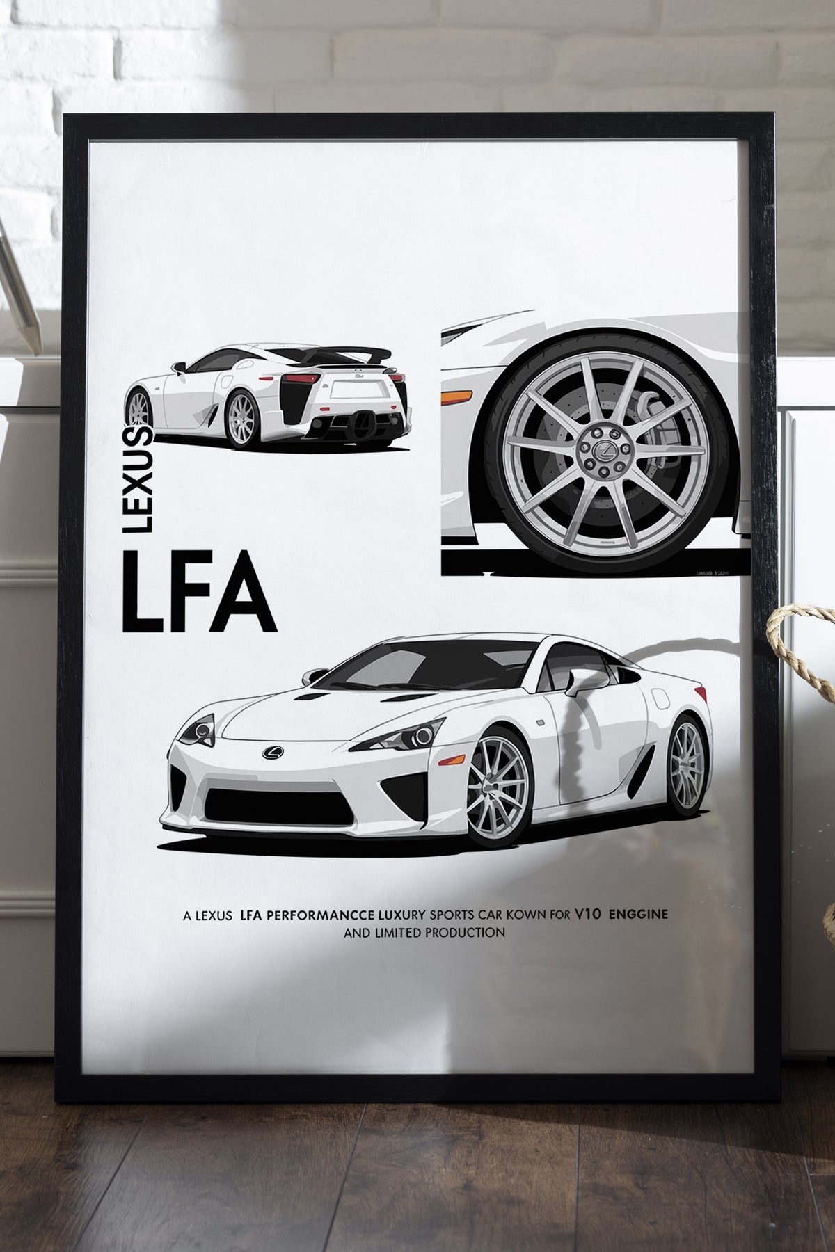 Lexus LFA - tablo