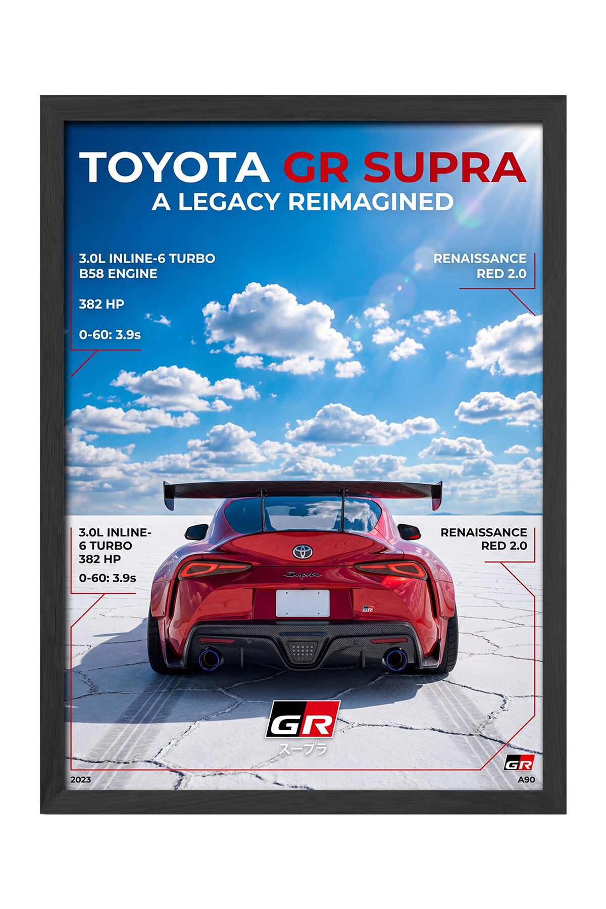 Toyota GR Supra - tablo