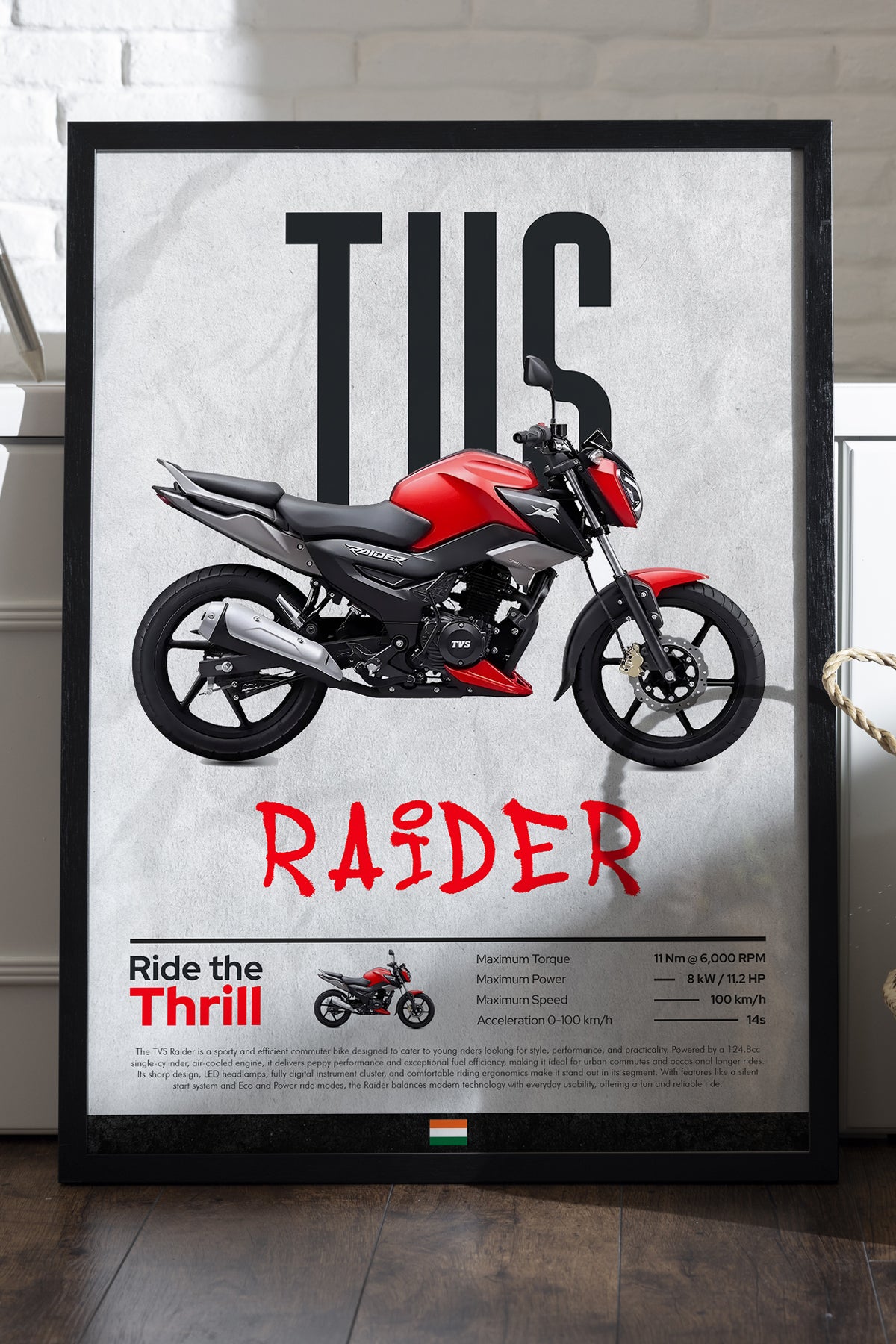 TVS Raider Kırmızı