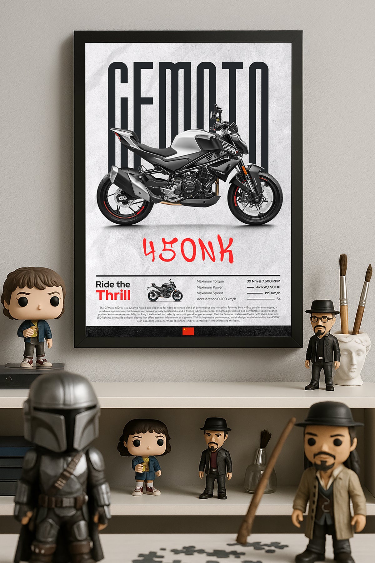CF MOTO 450 NK - tablo
