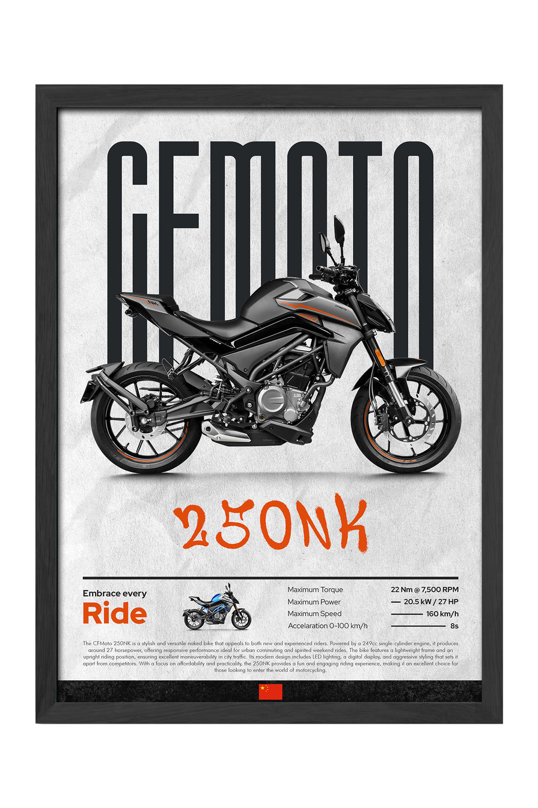 CFMOTO 250 NK Gri
