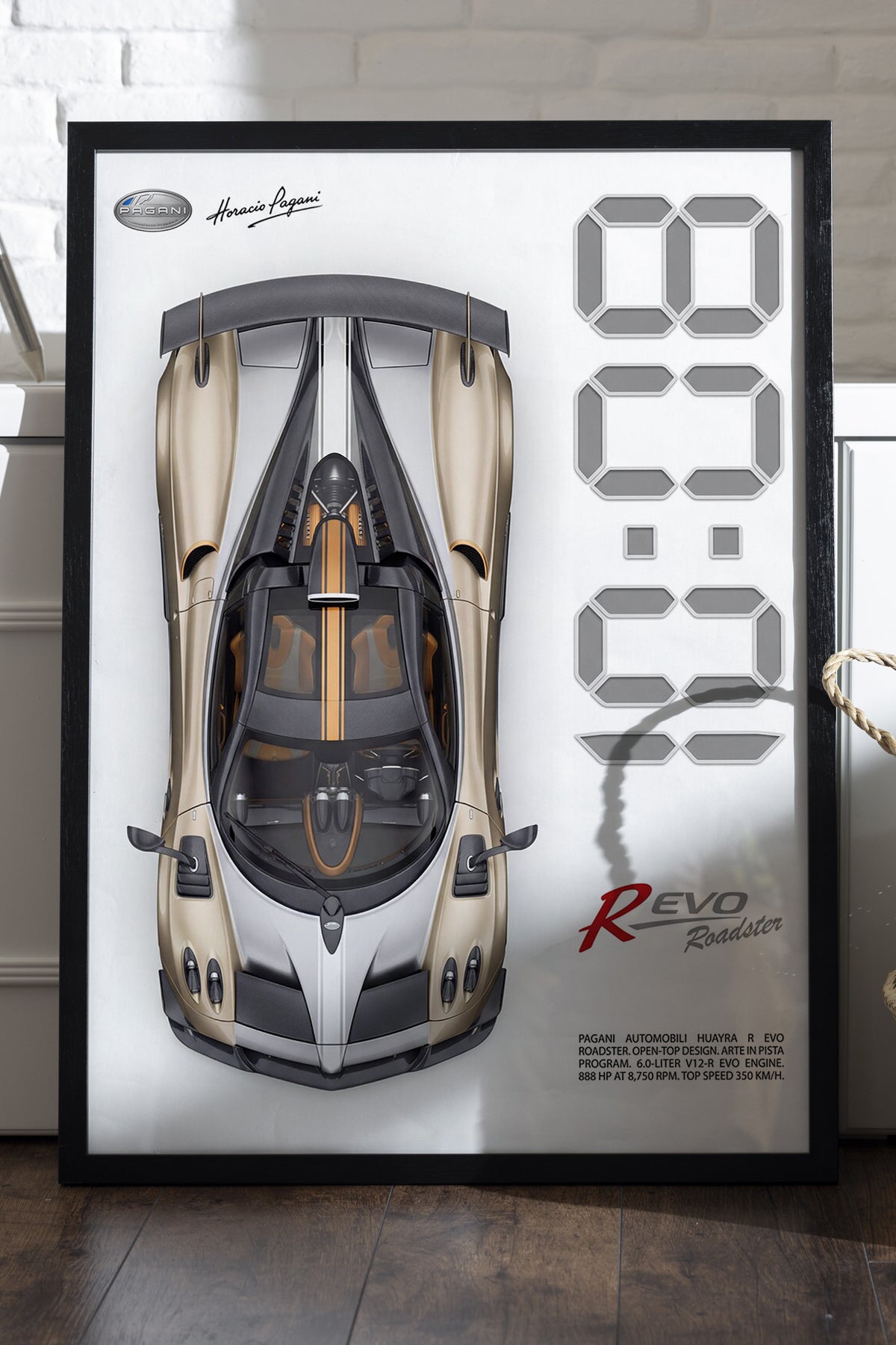 Revo Roadster - tablo