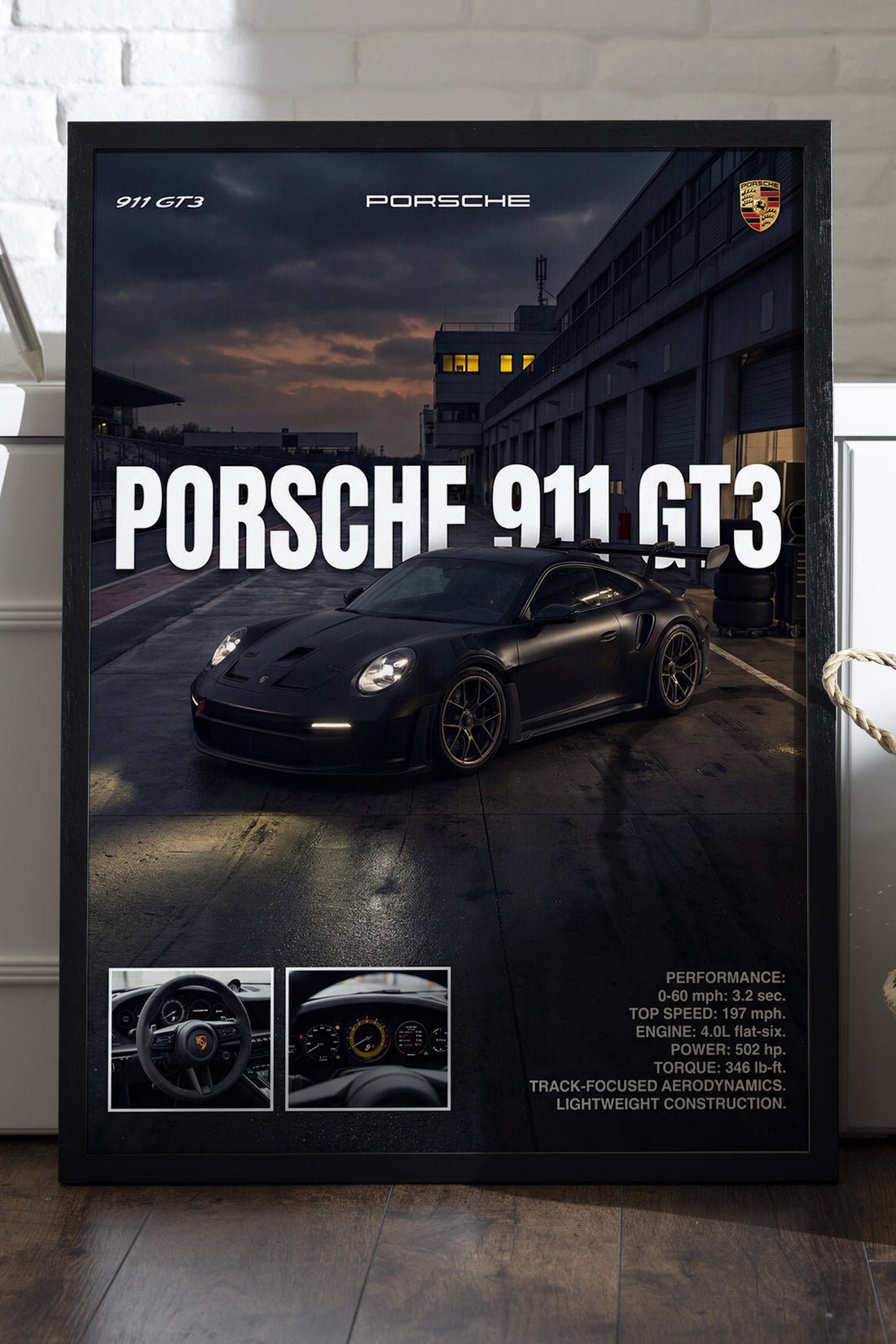Porsche 911 GT3 - tablo
