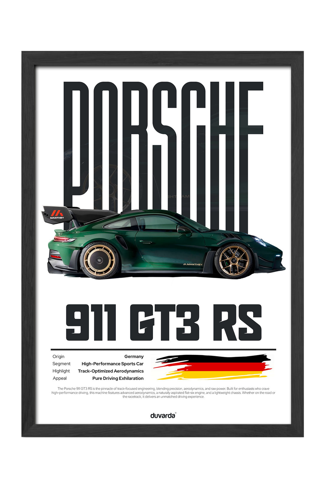Porsche 911 Gt3 Rs Araba - tablo