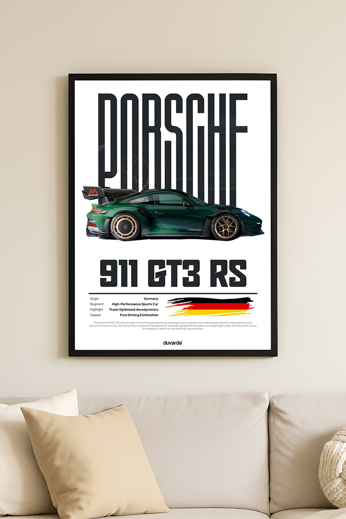 Porsche 911 Gt3 Rs Araba - tablo