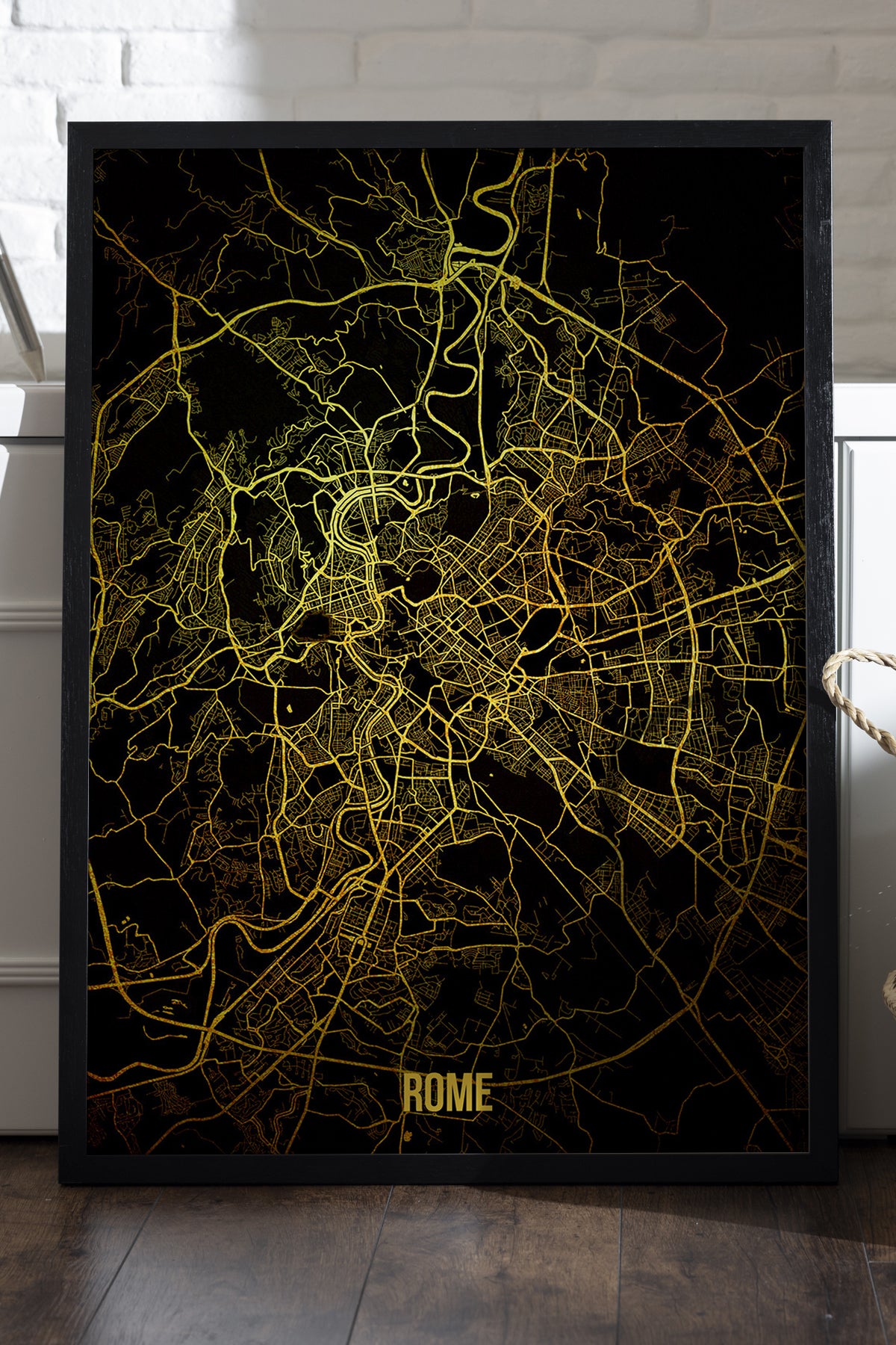 Rome Şehir Haritası - tablo