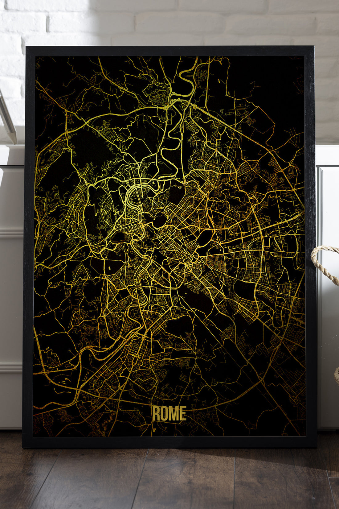 Rome Şehir Haritası - tablo