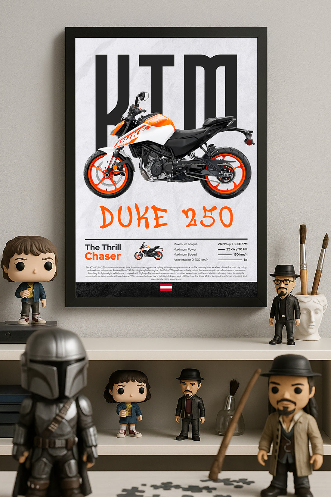 KTM Duke 250 - tablo