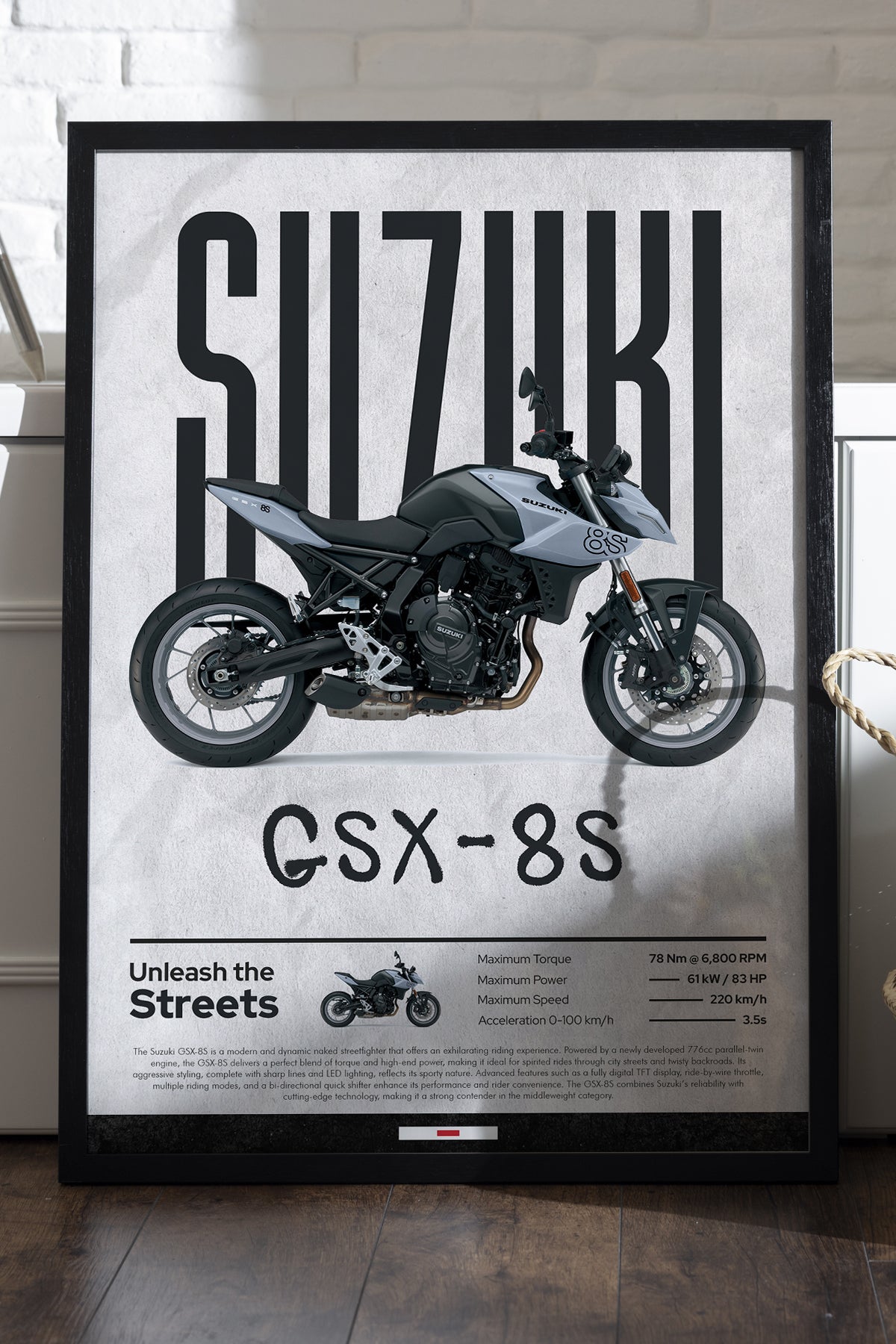 Suzuki GSX-8S - tablo
