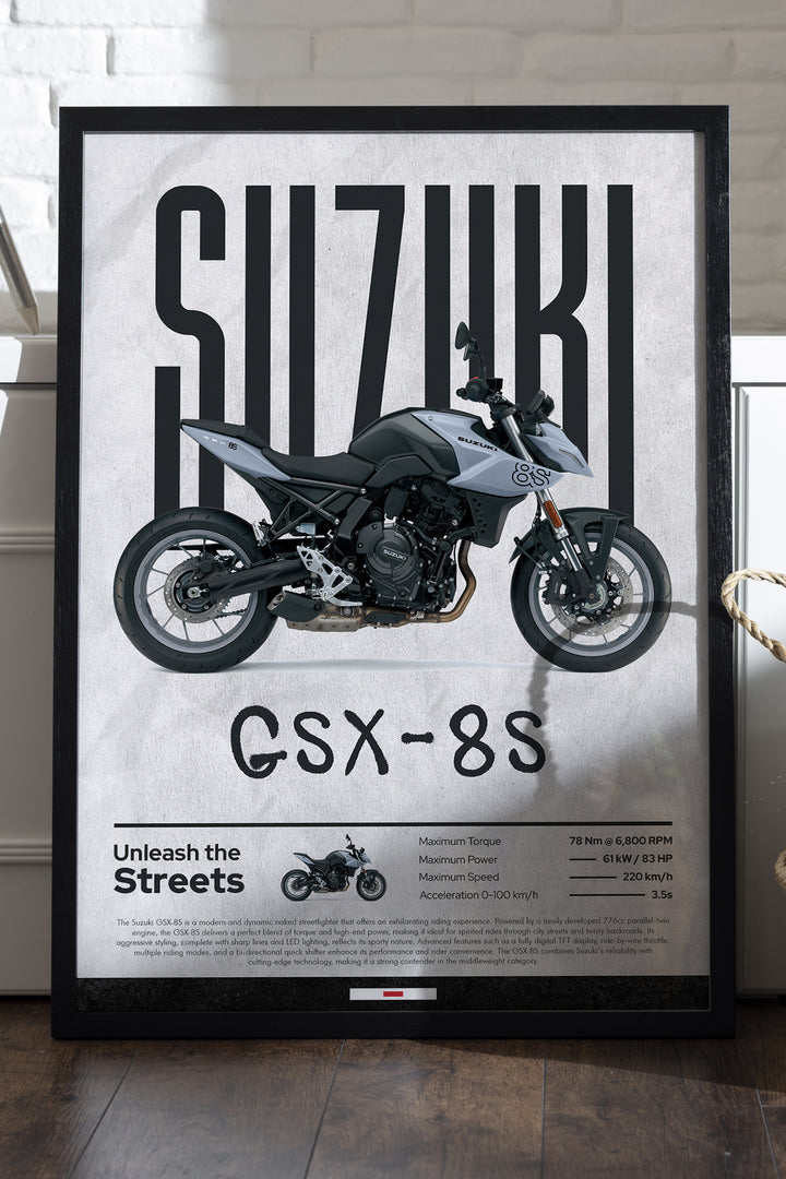 Suzuki GSX-8S - tablo