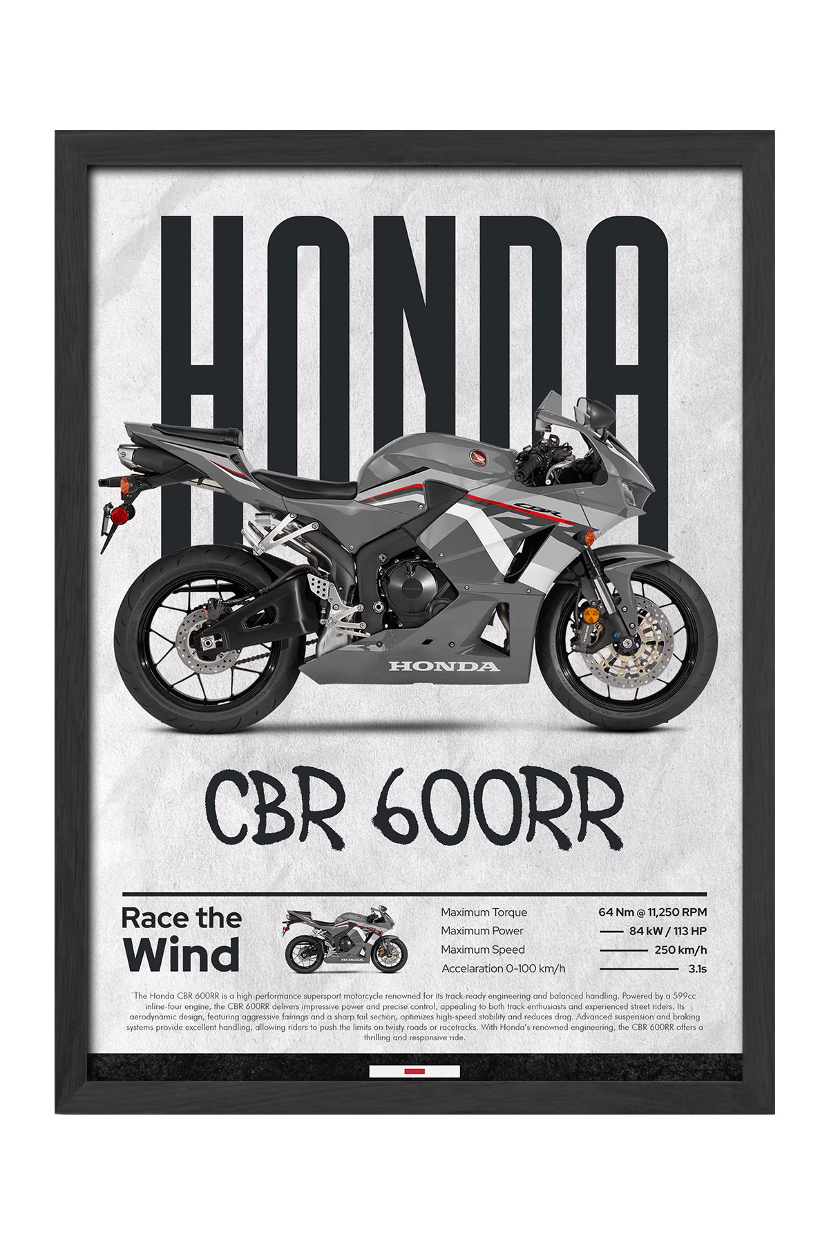 Honda CBR 600RR - tablo