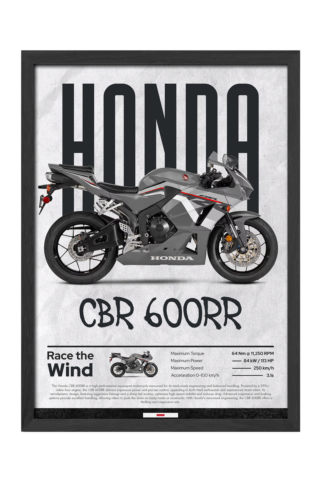 Honda CBR 600RR - tablo