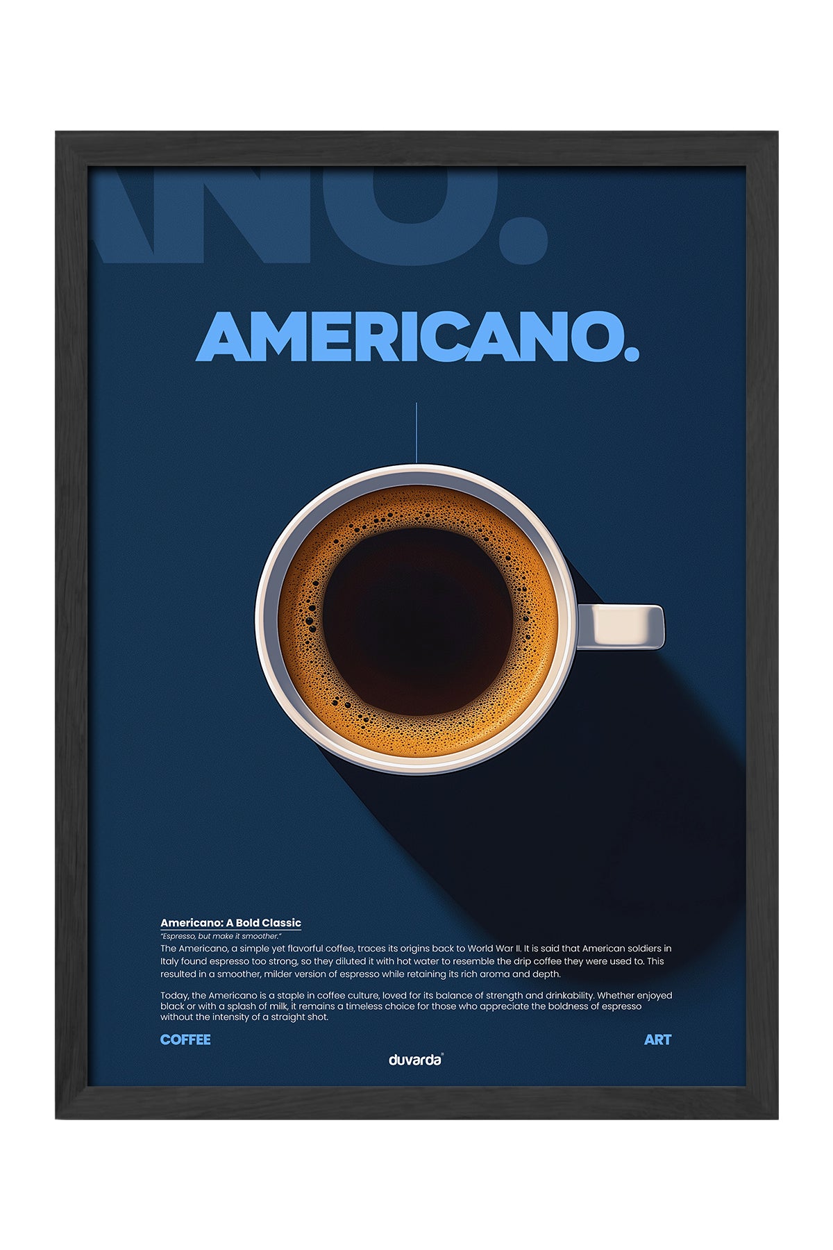 Americano Kahve - tablo