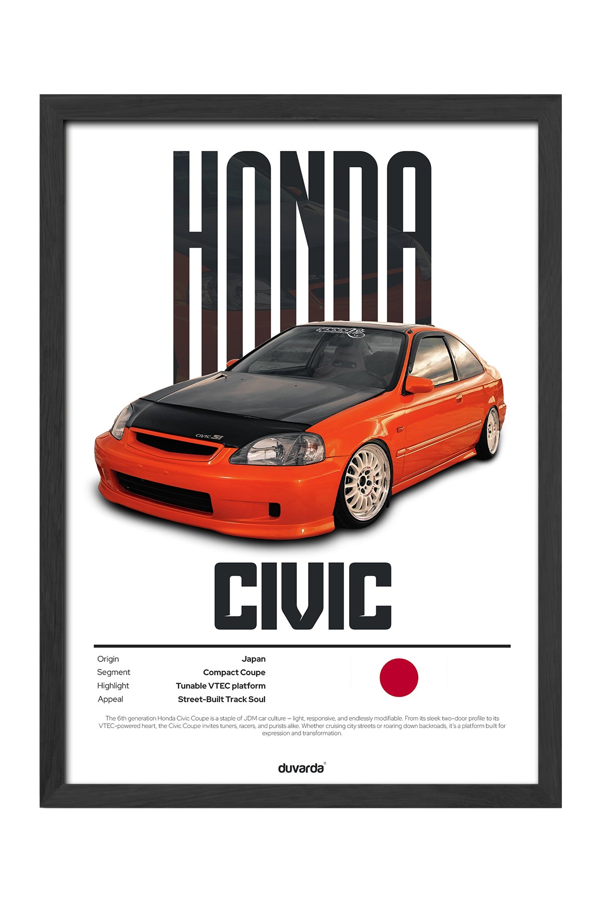 Honda Civic Araba - tablo