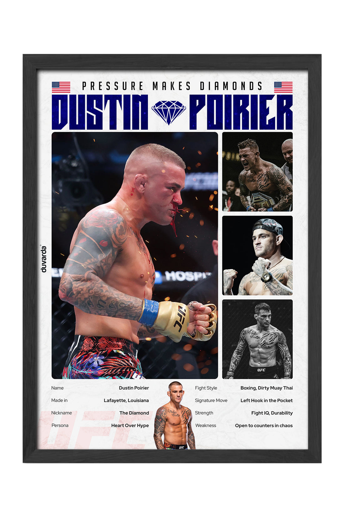 Dustin Poirier UFC - tablo