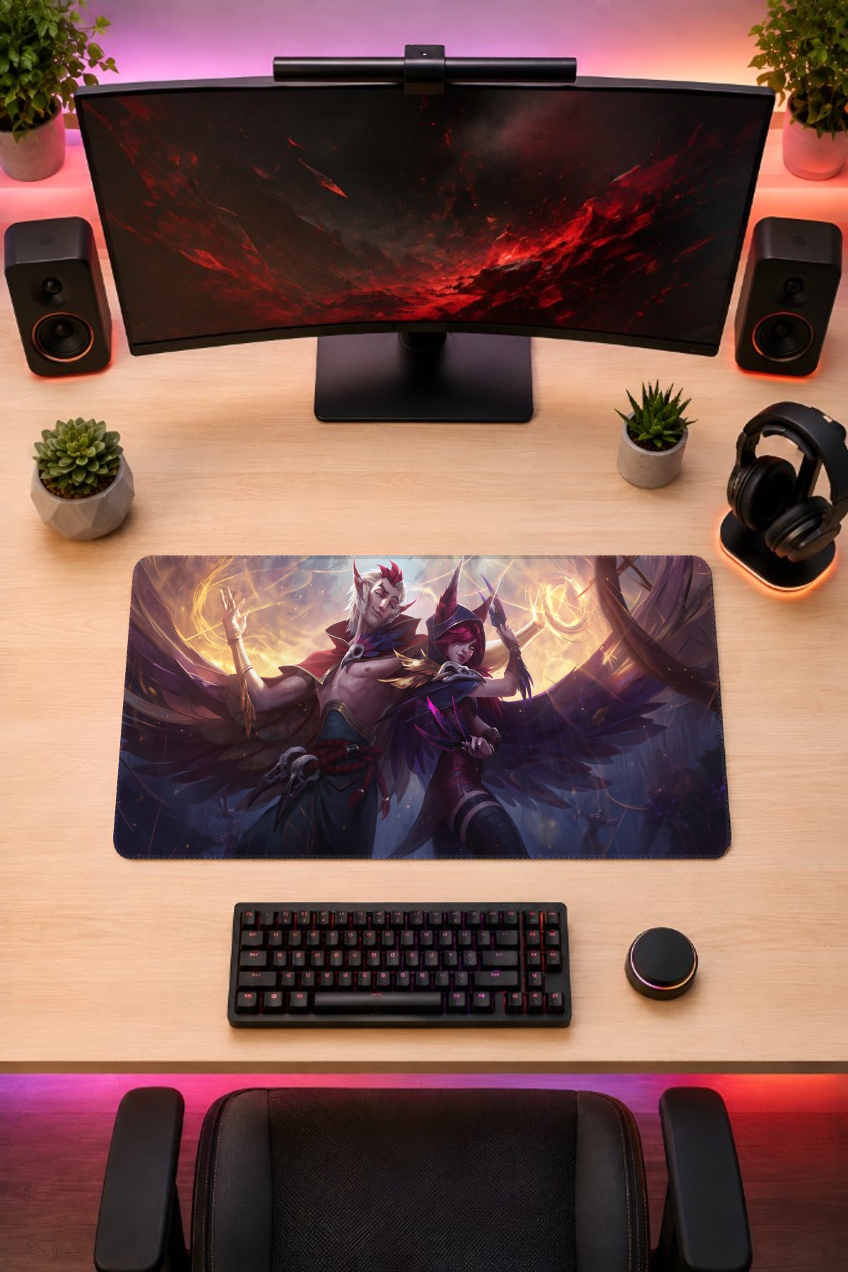 League of Legends Xayah Rakan - mousepad