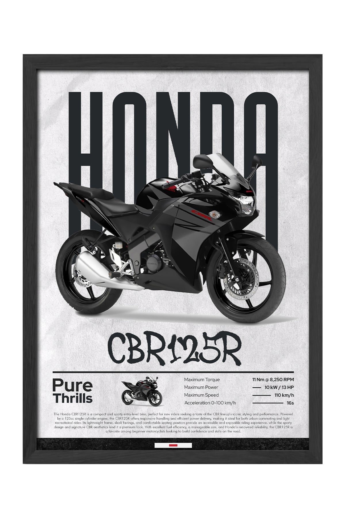 Honda CBR 125R Siyah