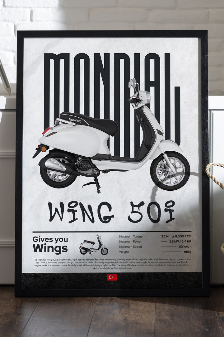 Mondial Wing 50i Beyaz
