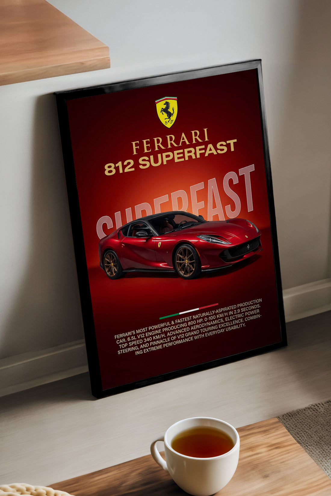 Ferrari 812 Superfast - tablo