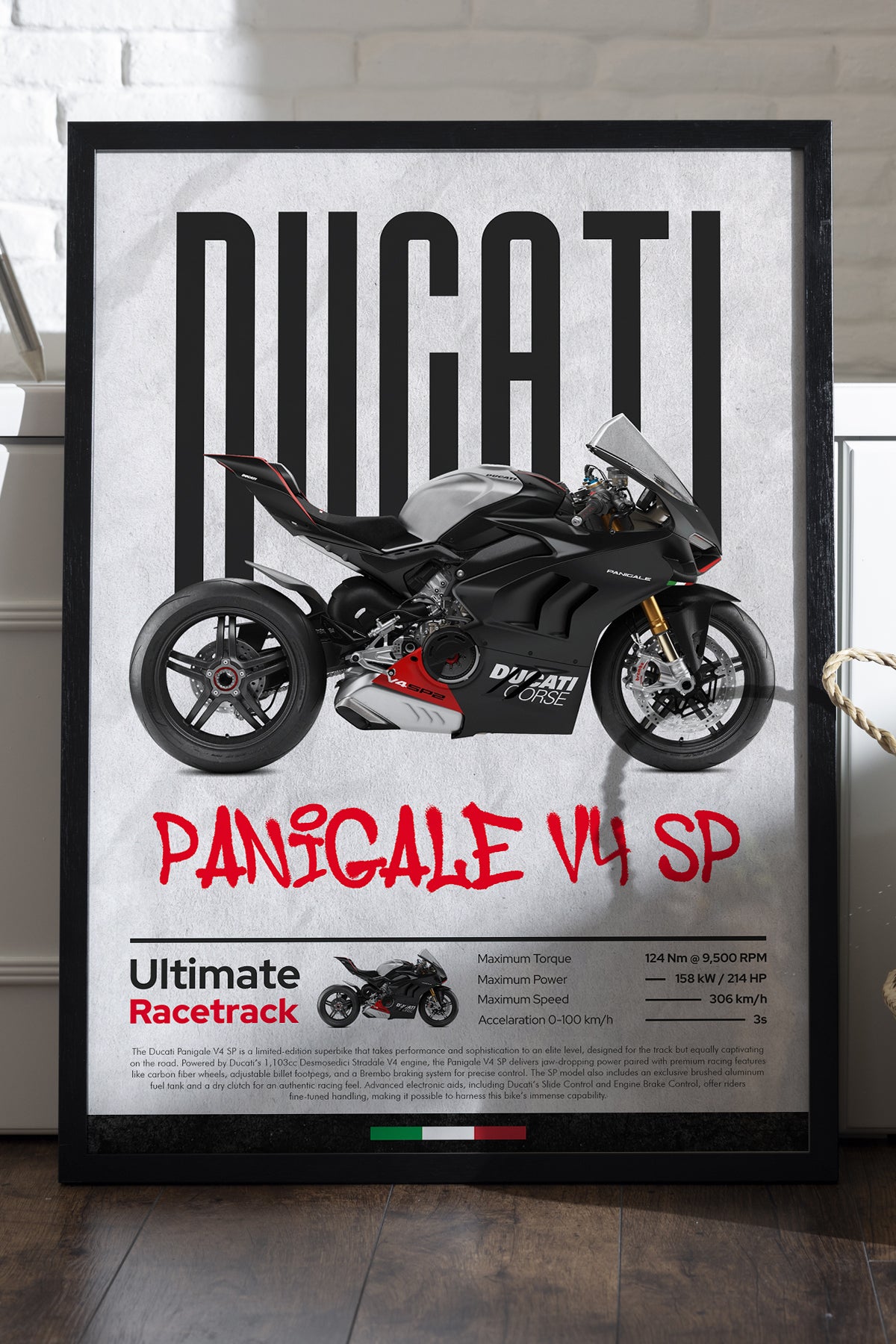 Ducati Panigale V4 SP - tablo