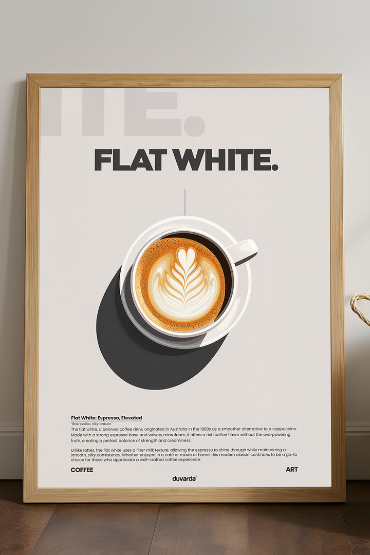 Flat White Kahve - tablo