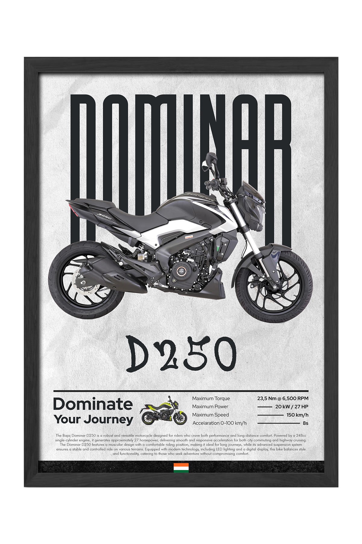 Bajaj Dominar 250 Gri