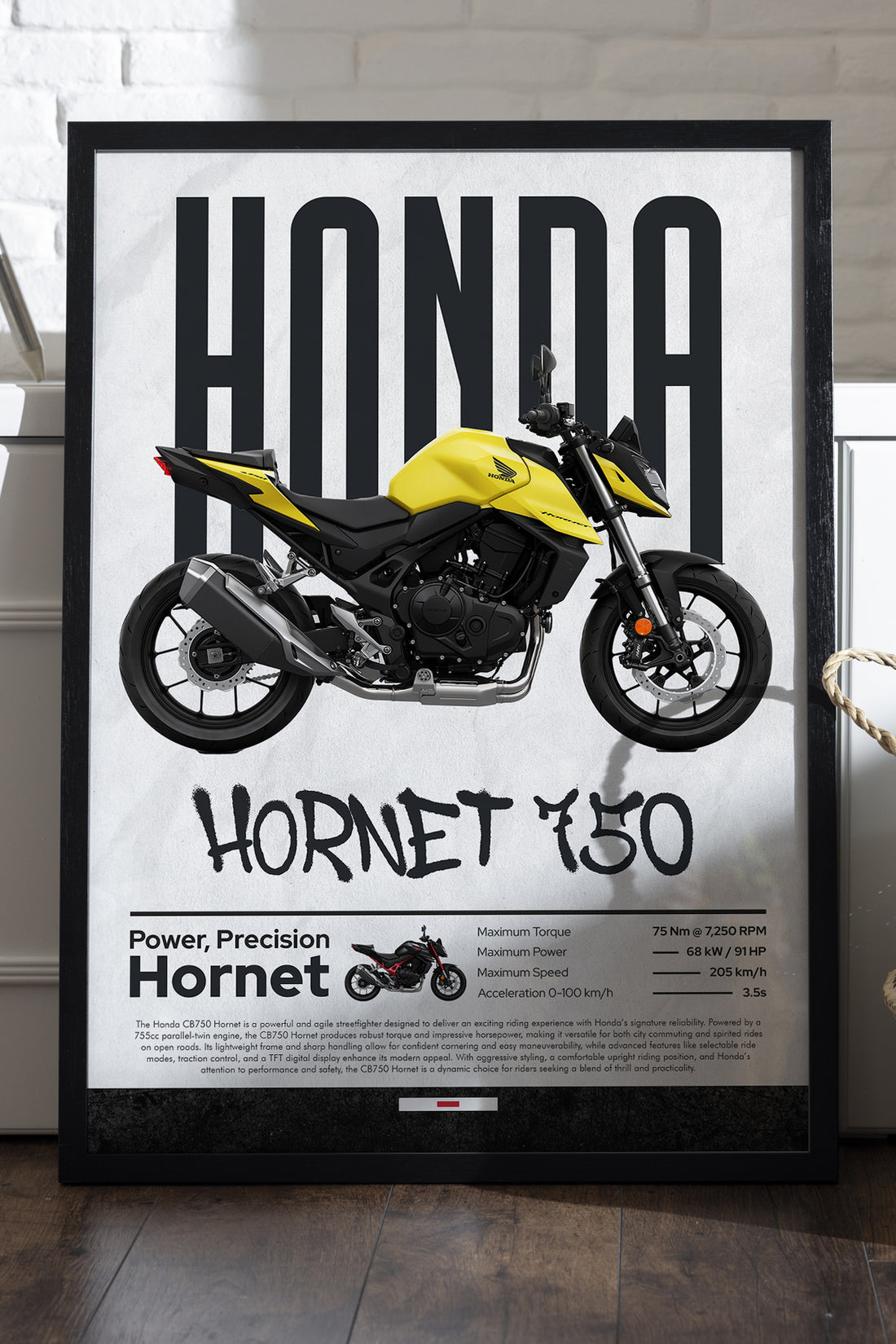 Honda Hornet 750 - tablo