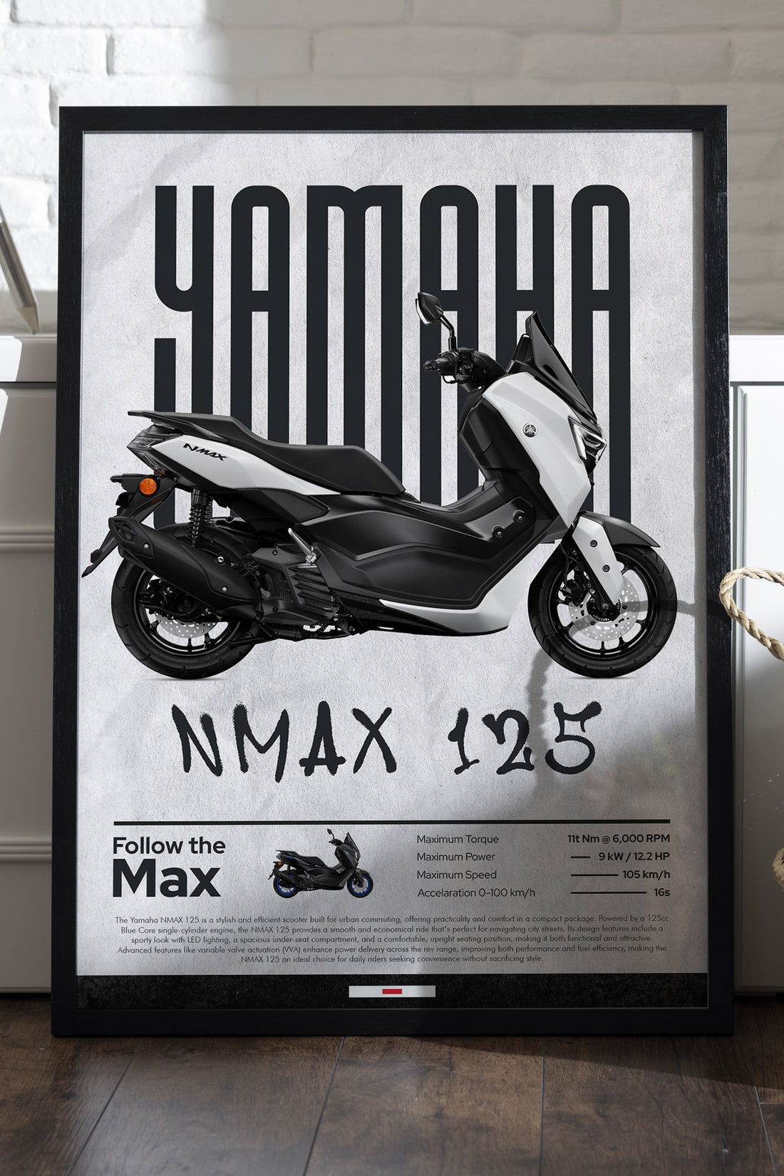 Yamaha NMAX 125 - tablo