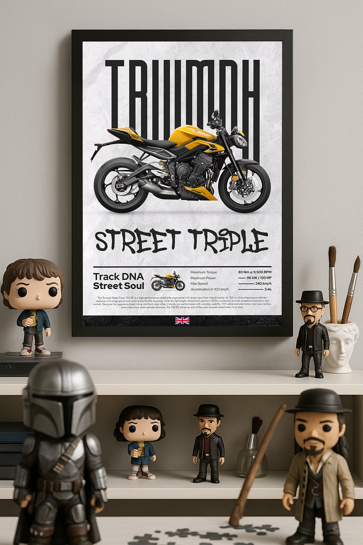 Triump Street Triple Sarı
