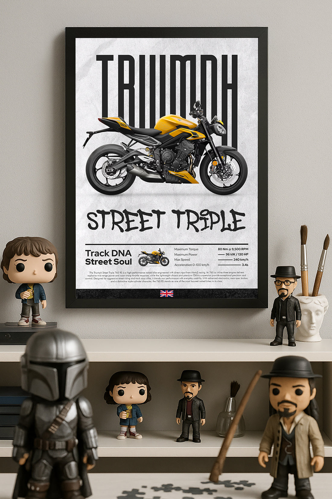 Triump Street Triple Sarı
