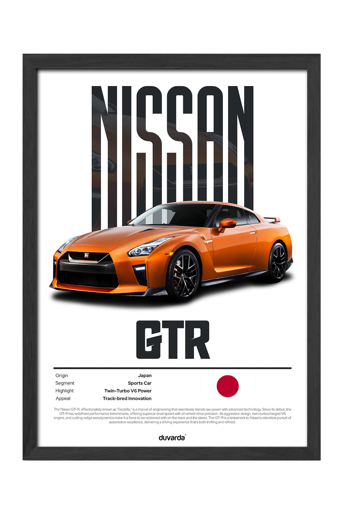 Nissan Gtr Araba - tablo