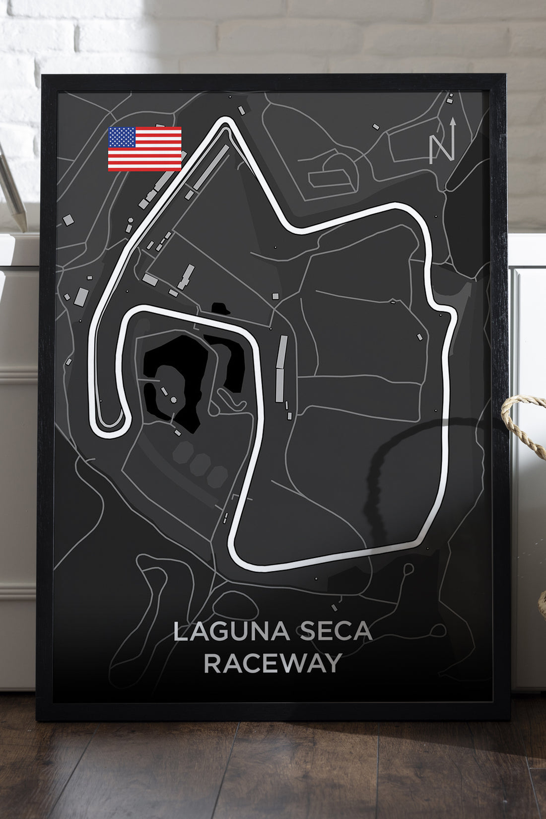 Laguna Seca Pist Haritası - tablo