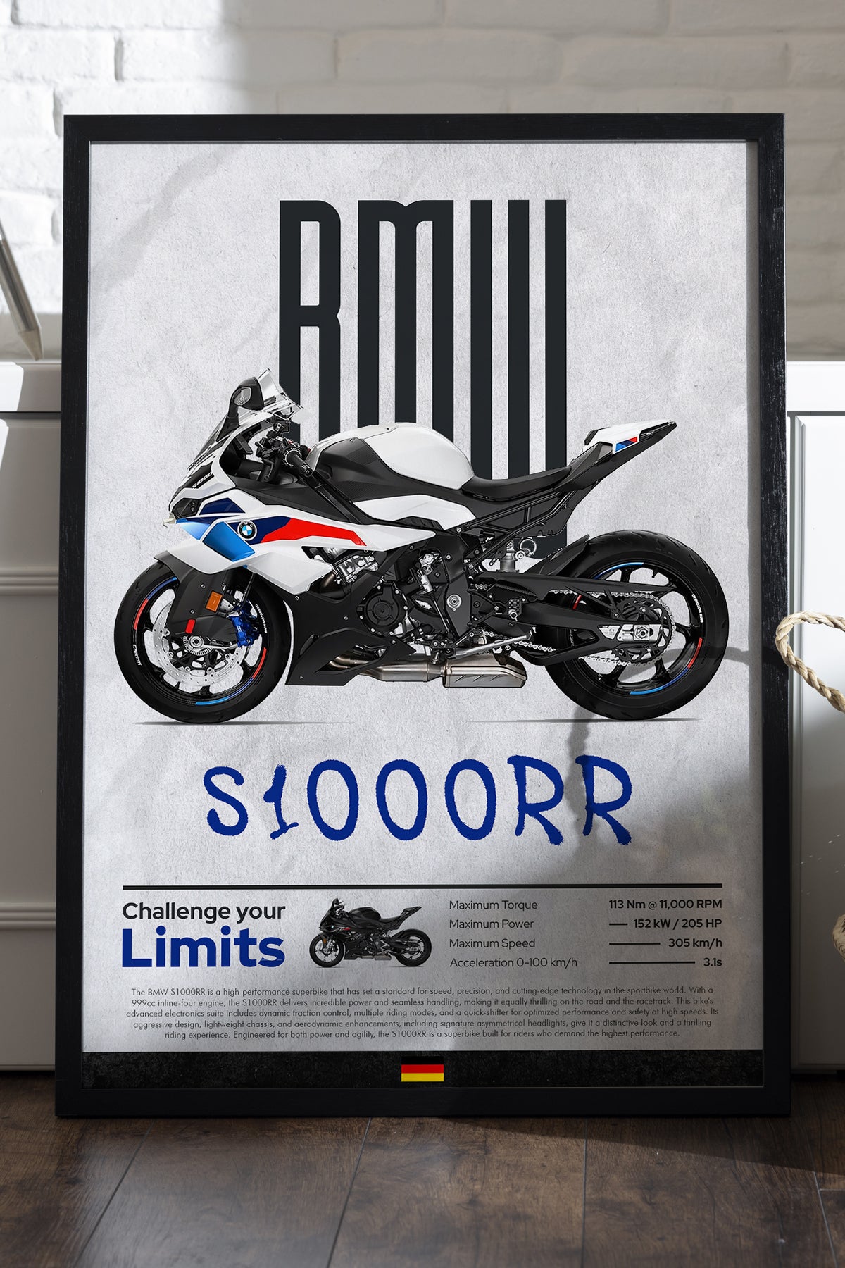 BMW S1000RR - tablo