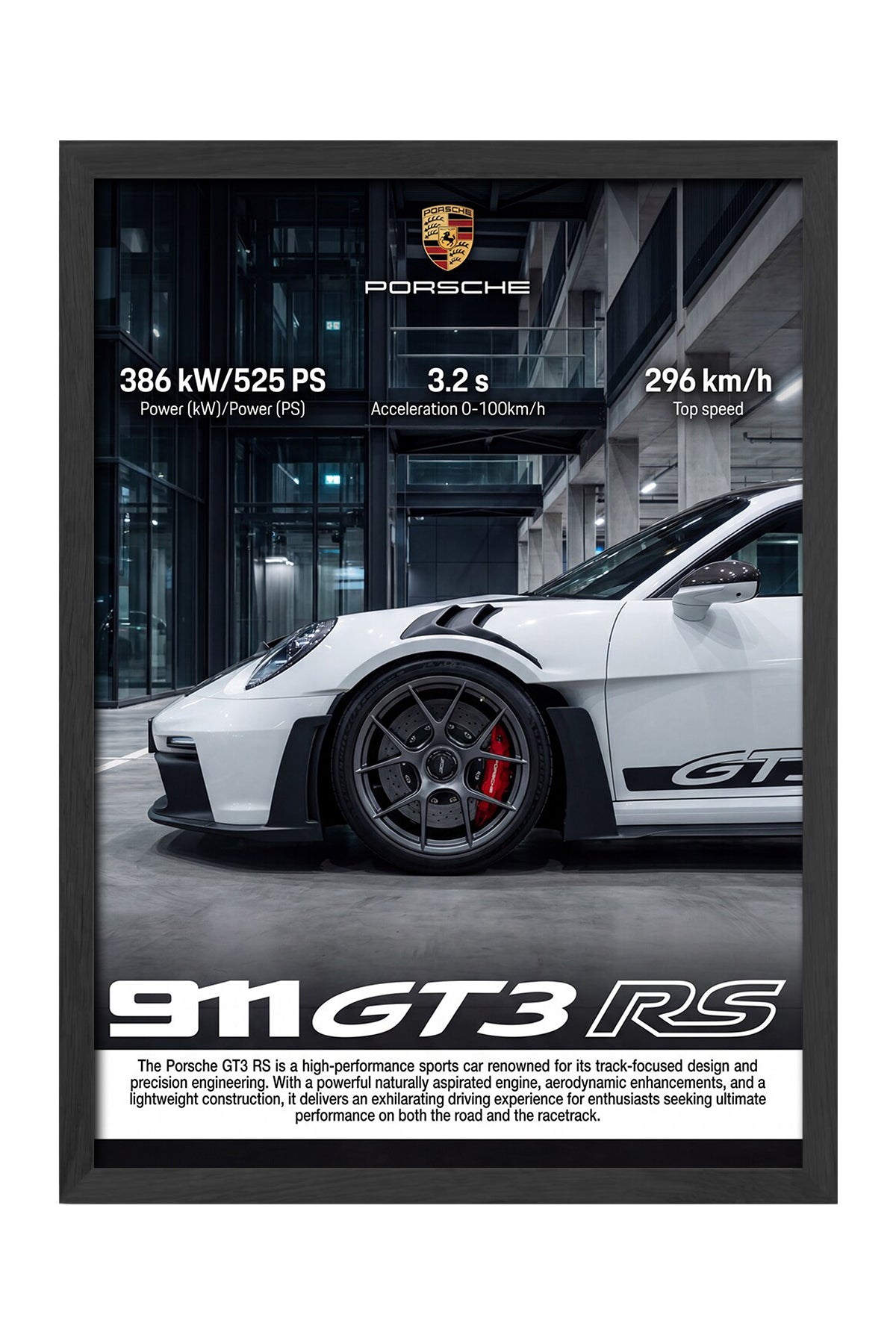 Porsche 911 GT3 - tablo