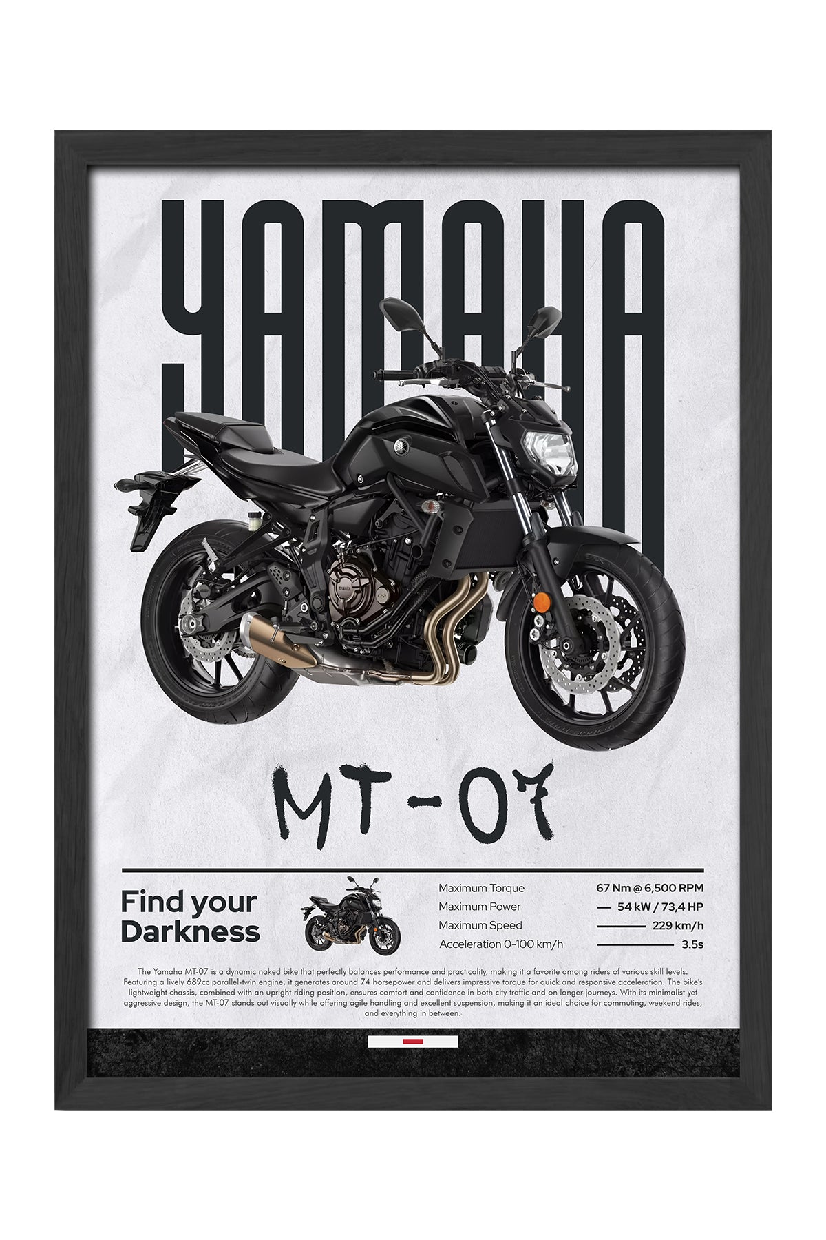Yamaha MT-07 - tablo