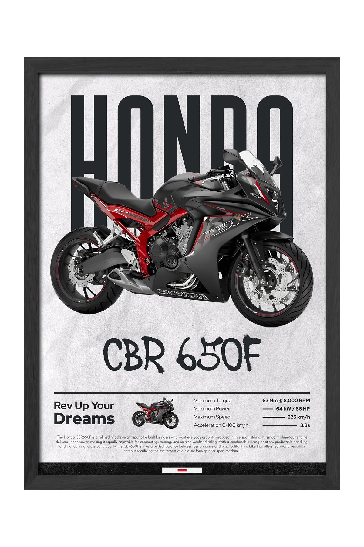 Honda CBR 650F Siyah