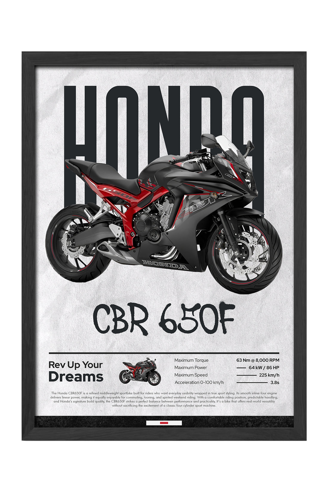 Honda CBR 650F Siyah