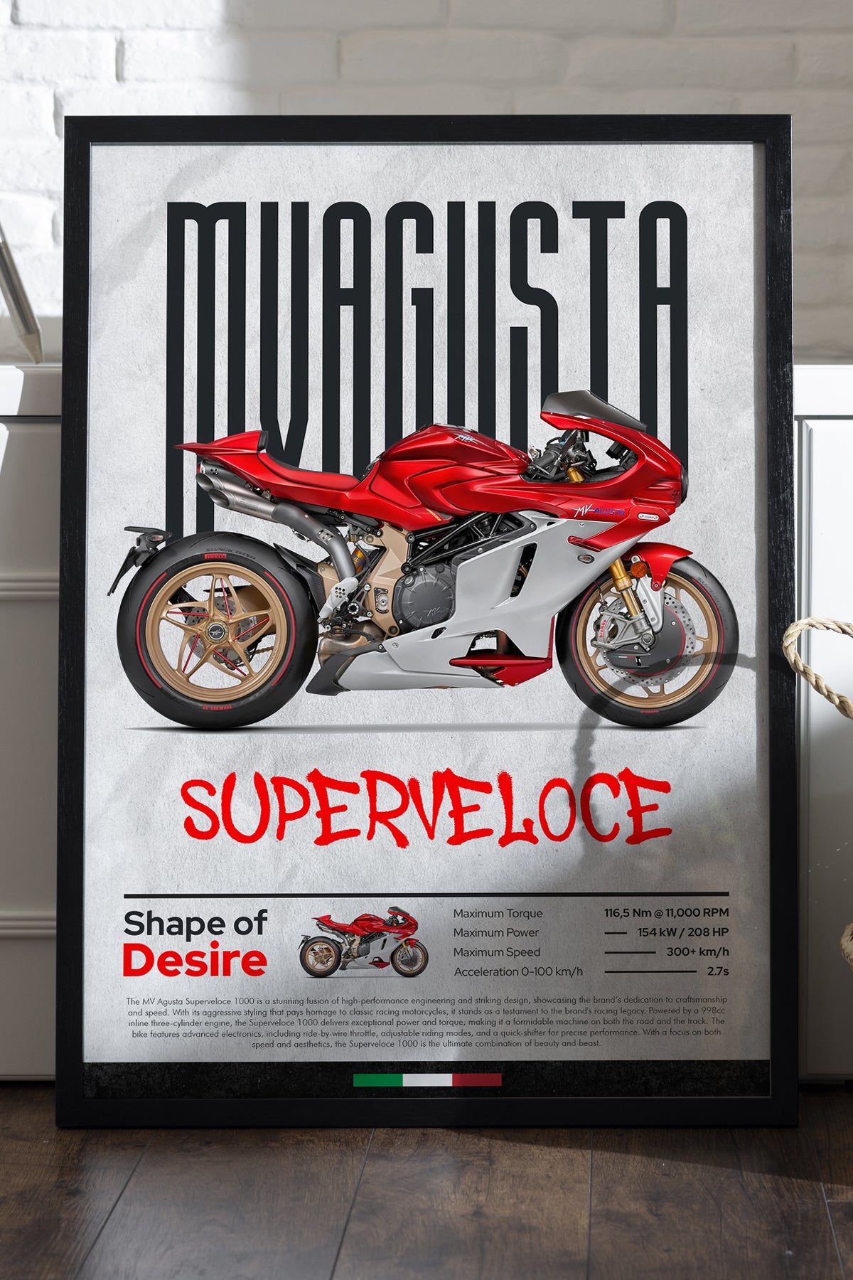 MV Agusta Superveloce - tablo