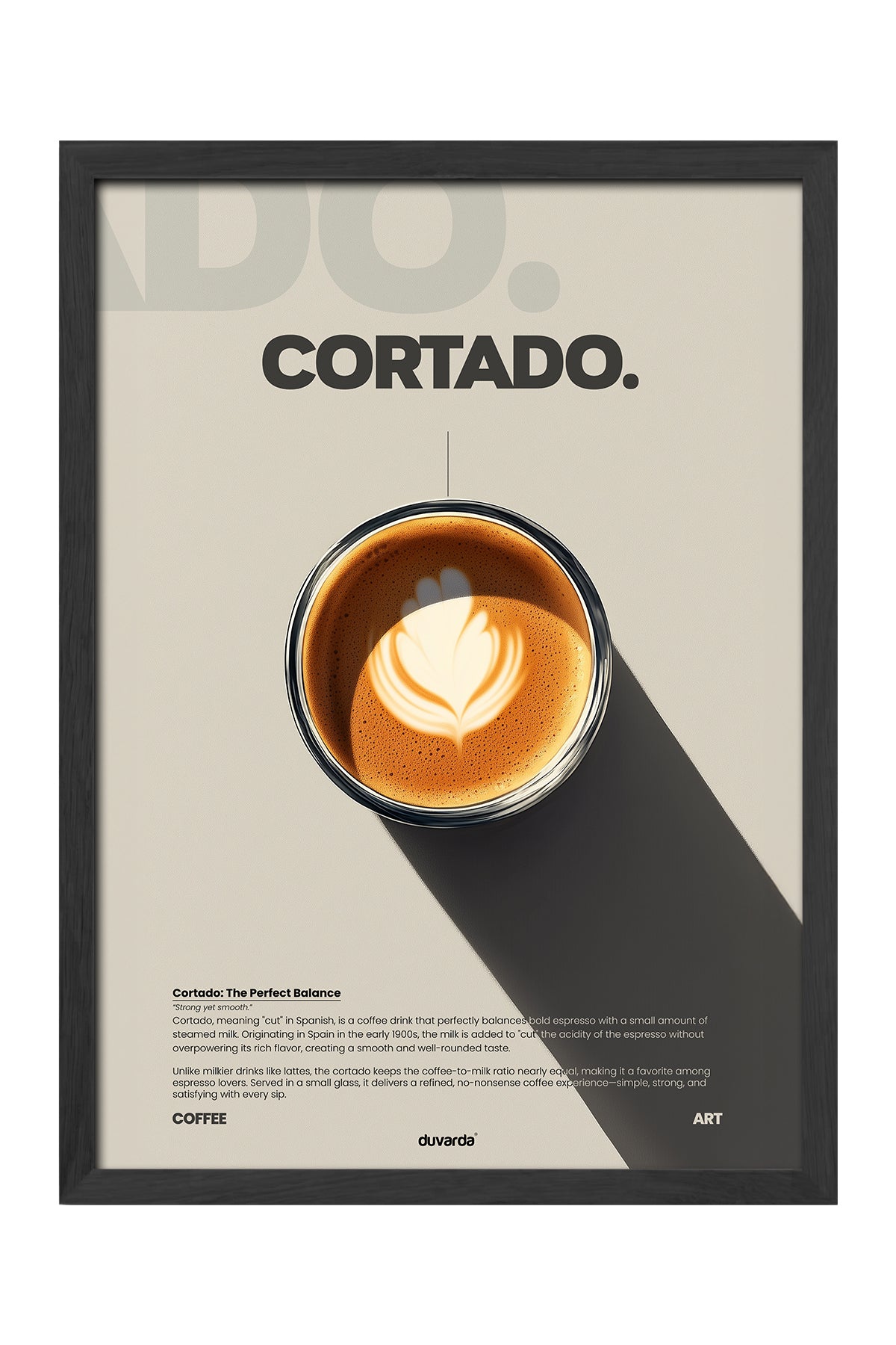 Cortado Kahve - tablo