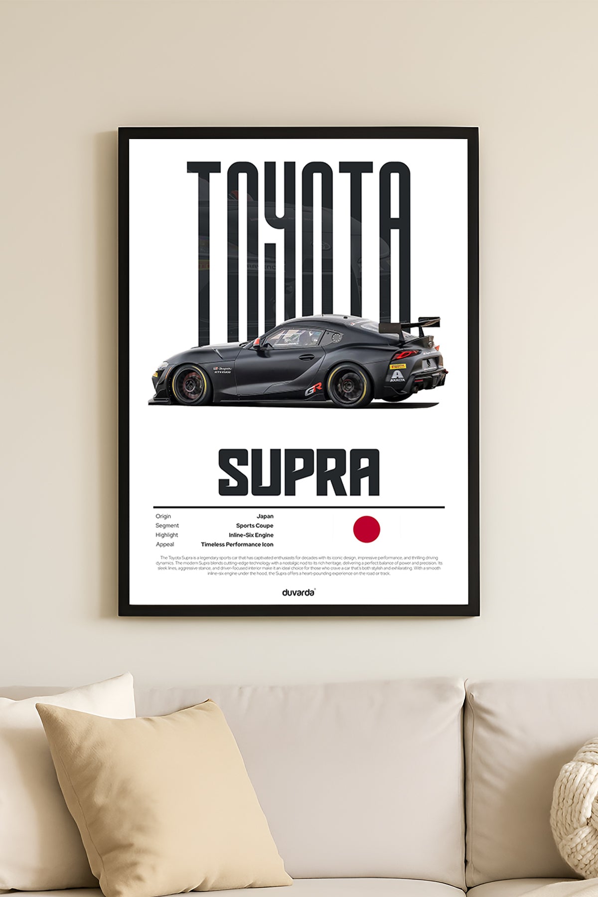 Toyota Supra Araba - tablo