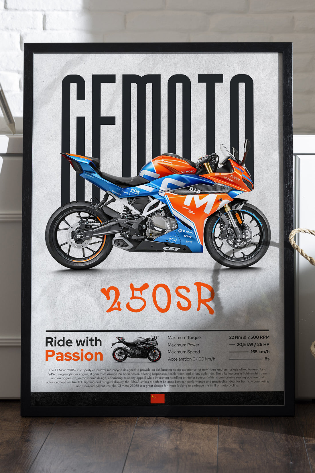 CFMOTO 250 SR Turuncu