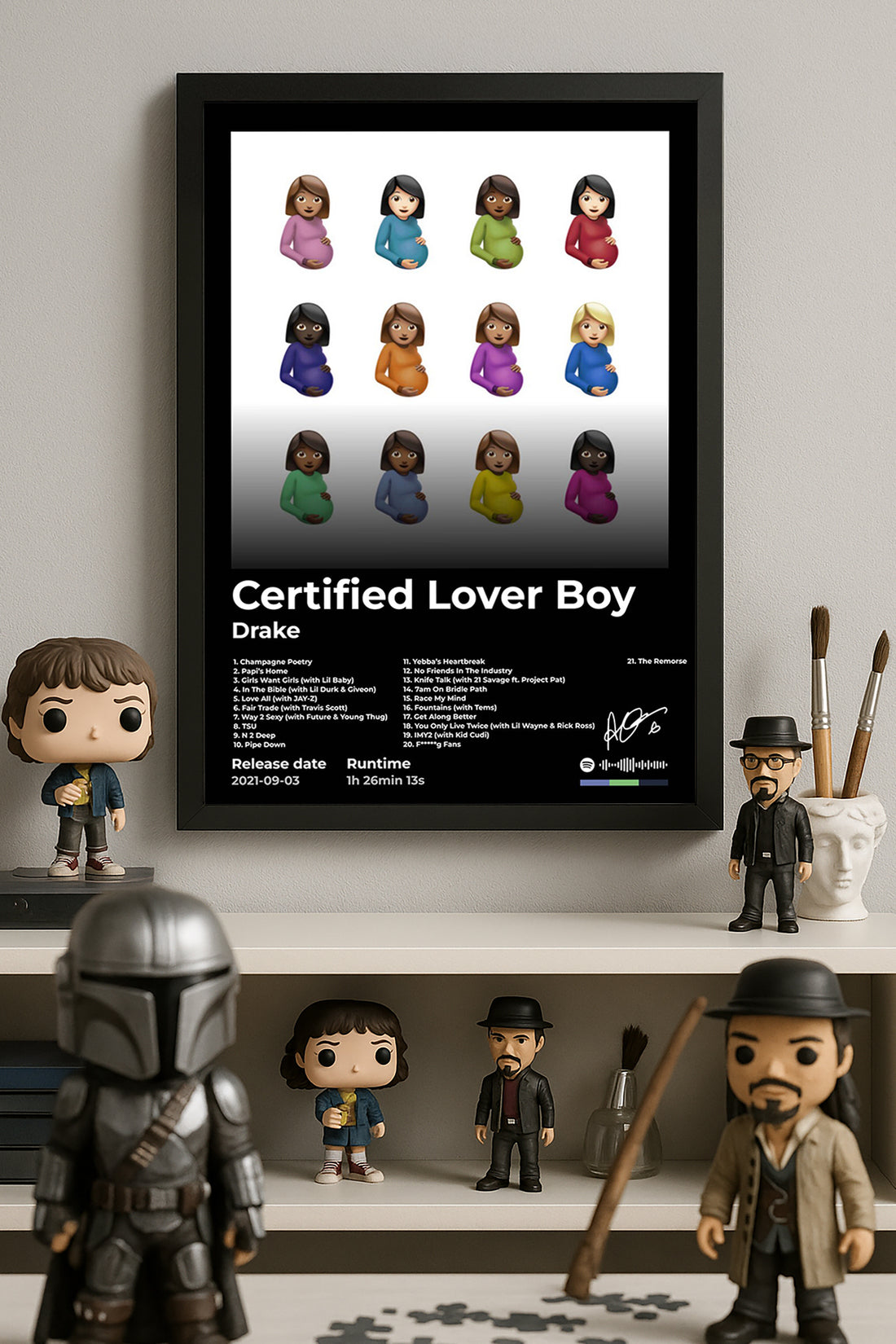 Drake Certified Lover Boy - tablo