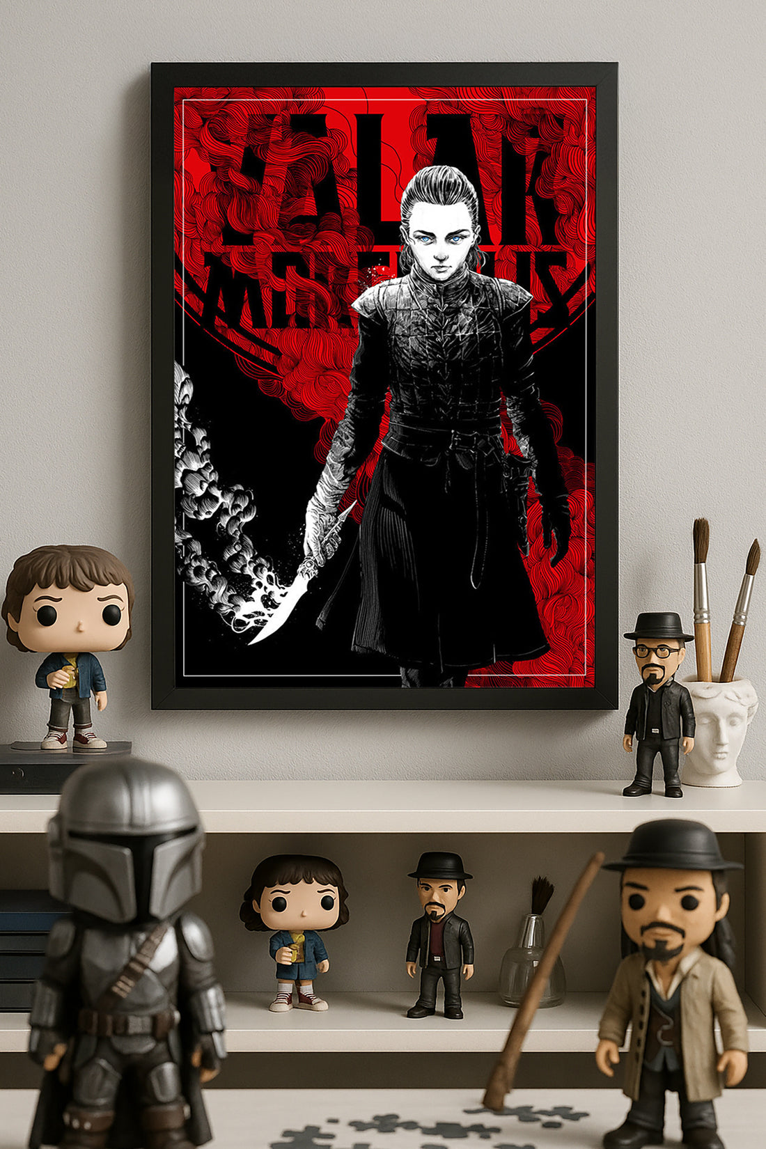 Valar Morghulis Arya Stark - tablo