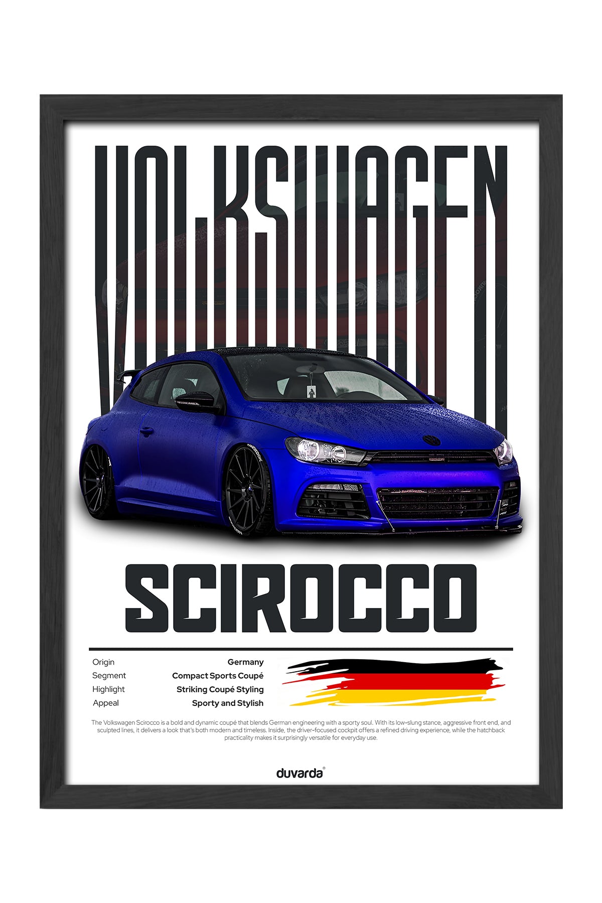 Volkswagen Scirocco - tablo