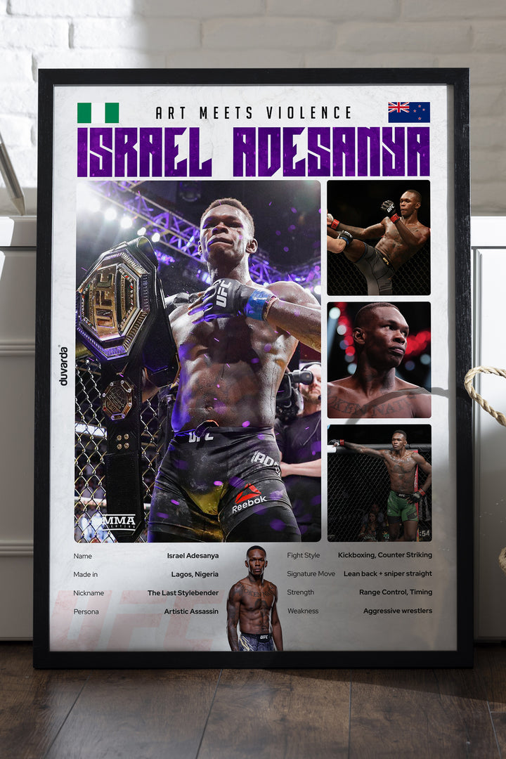 Israel Adesanya - tablo