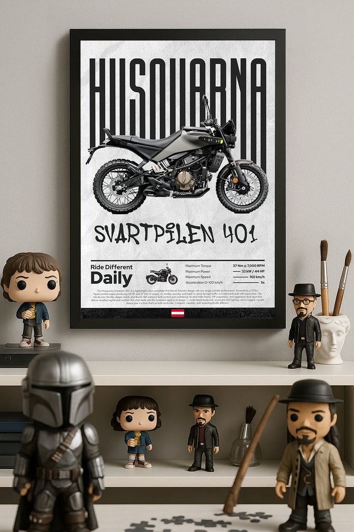 Husqvarna Svartpilen 401 - tablo