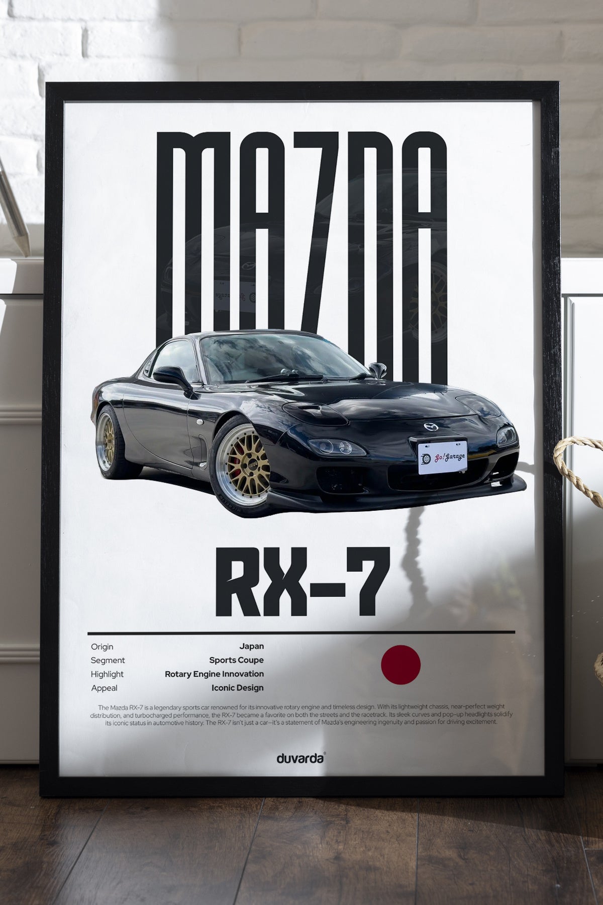 Mazda Rx-7 Araba - tablo